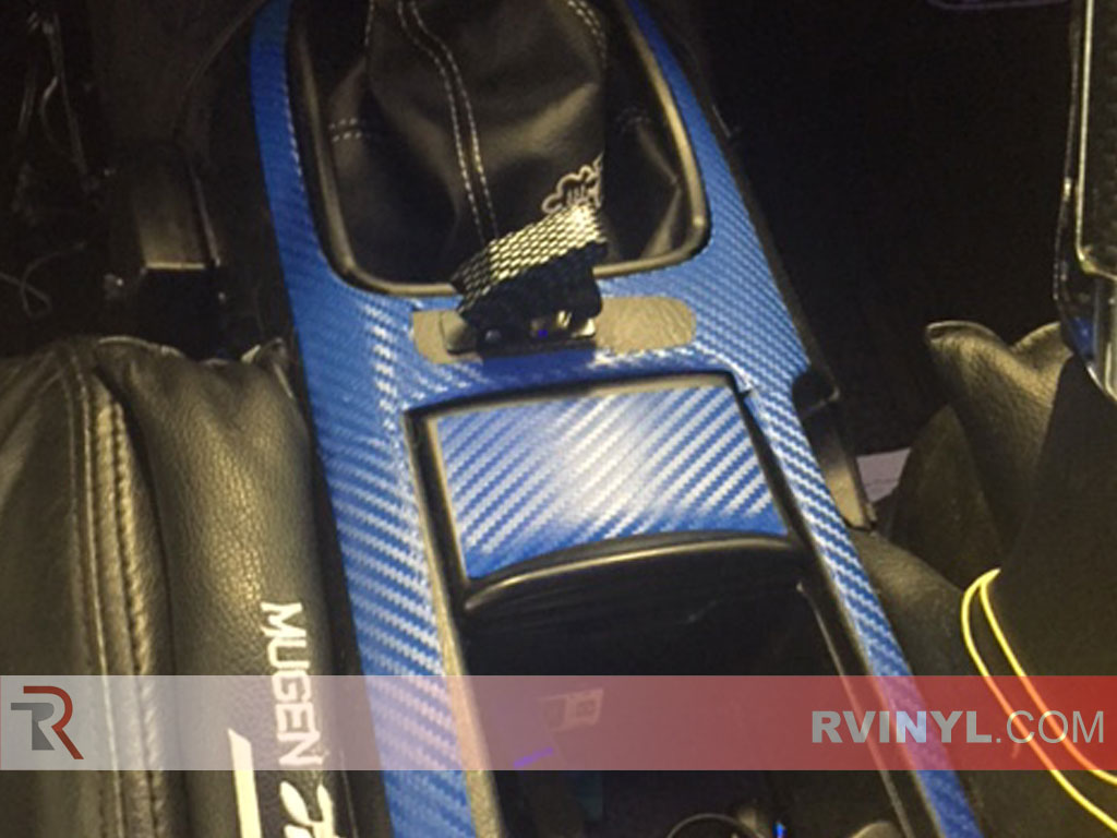 Blue Carbon Fiber Honda Prelude Dash Kit
