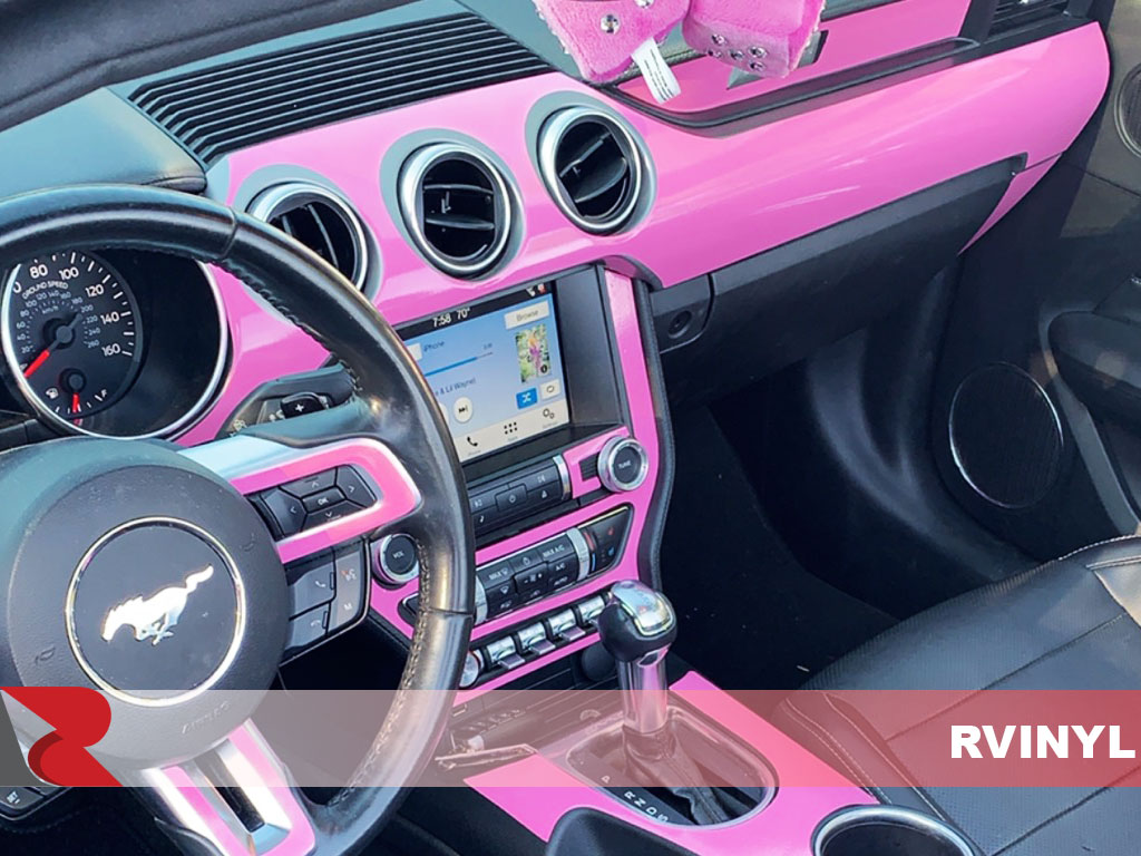 Rdash 2015 Ford Mustang Gloss Pink Dash Kit