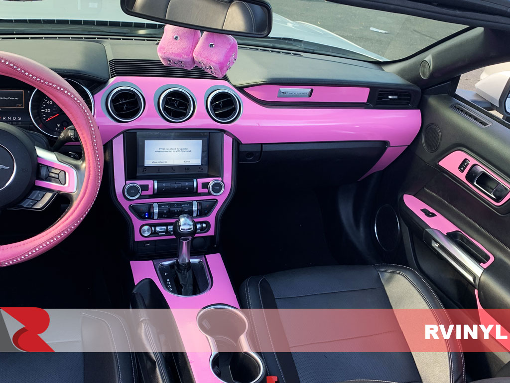 Rdash 2015 Ford Mustang Gloss Pink DIY Dash Kit
