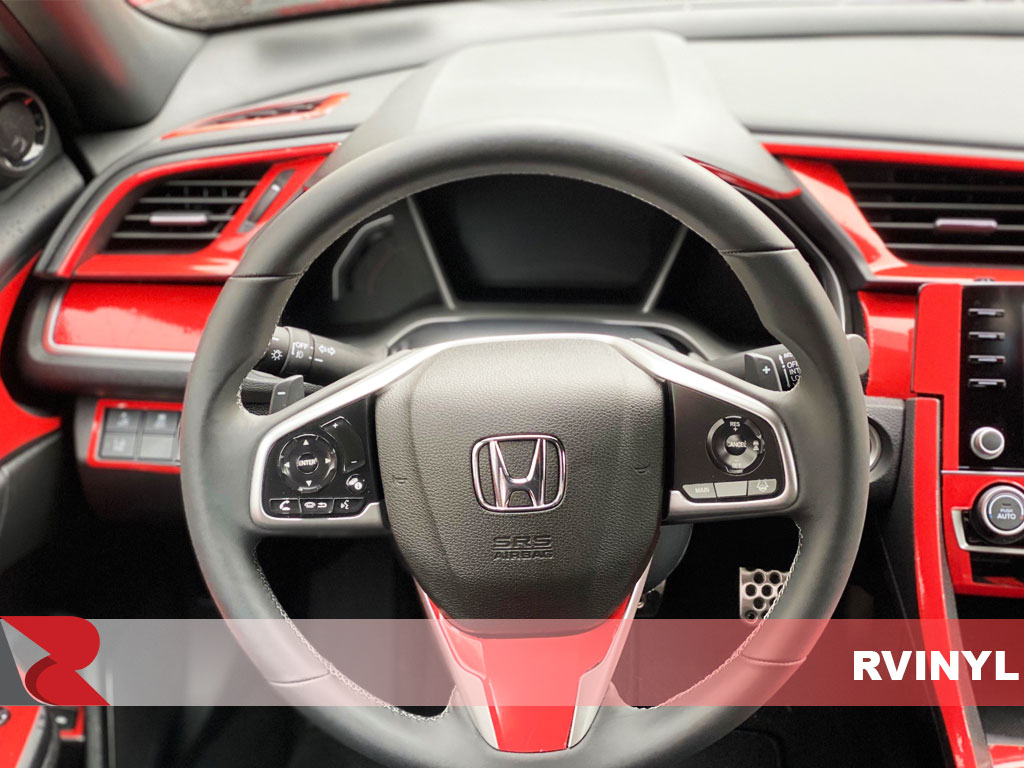 Rdash 2016 Honda Civic Red Gloss DIY Dash Kit