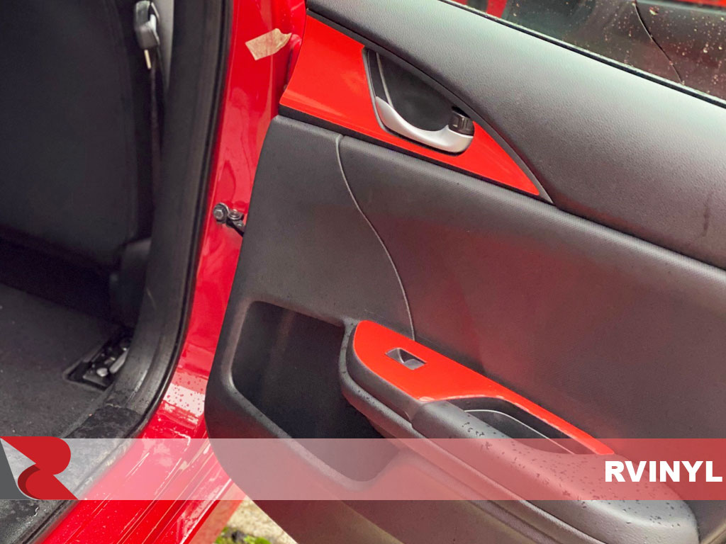 Rdash 2016 Honda Civic Red Gloss Precut Dash Kit