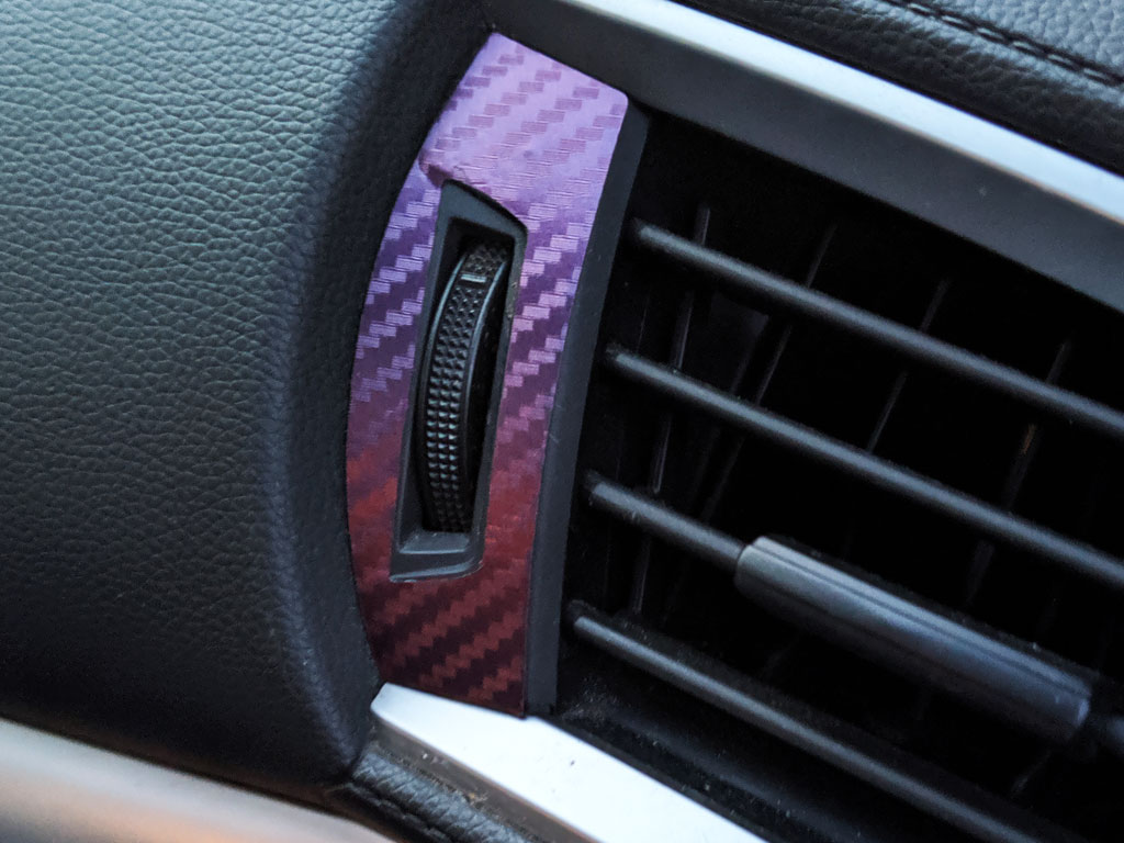 Rdash 2015 Honda Fit With Chameleon 3D Carbon Fiber Wrap