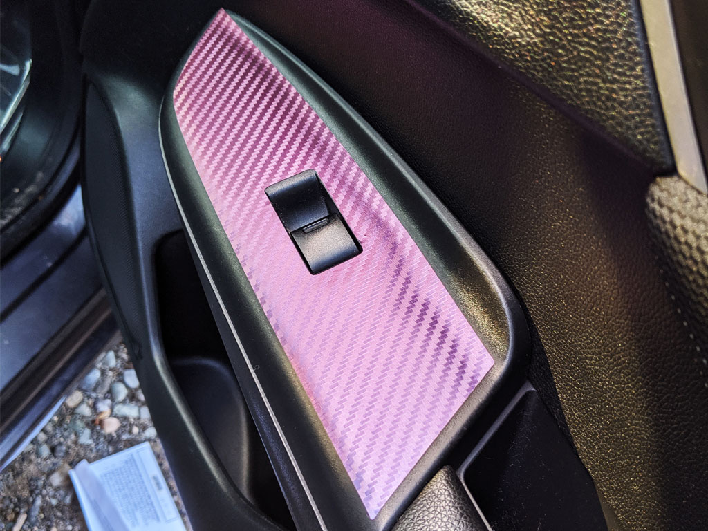 Rdash 2015 Honda Fit Window Control With Chameleon 3D Carbon Fiber Wrap