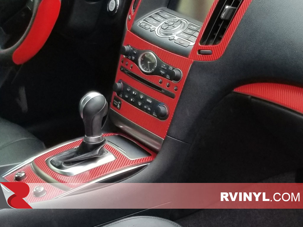 Rdash™ 2010-2013 Infiniti G37 Sedan Dash Kit - Red Carbon Fiber