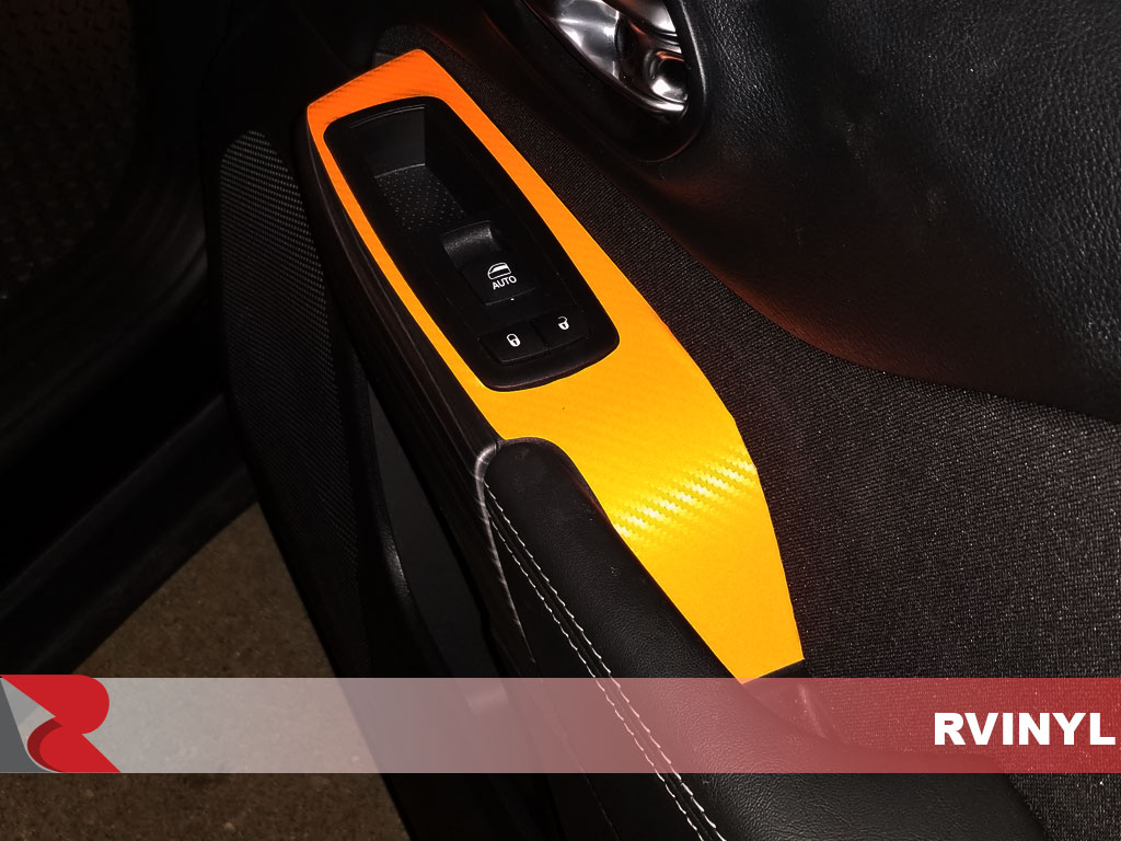 Rdash™ 2014-2018 Jeep Cherokee Orange Carbon Fiber Dash Kit