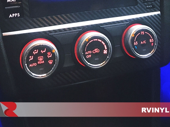 Rdash 2016-2017 Subaru Crosstrek Cruise Control with Black Carbon Fiber dash kit