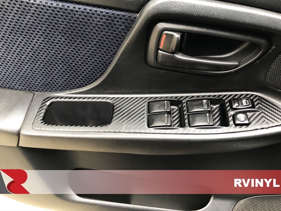 Rdash 2005 Subaru Impreza 3D Carbon Fiber Black Driver Door Controls Dash Kit