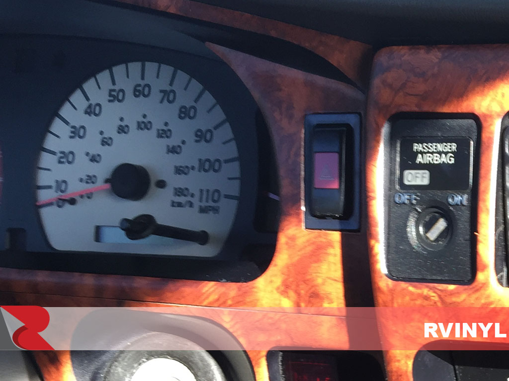 Rdash 2001 Toyota Tacoma Speedometer Dash Kit with Honey Burlwood Finish