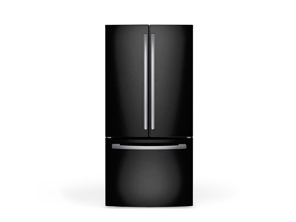 Avery Dennison SW900 Gloss Metallic Black DIY Built-In Refrigerator Wraps