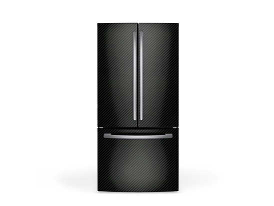 Avery Dennison SW900 Carbon Fiber Black DIY Built-In Refrigerator Wraps