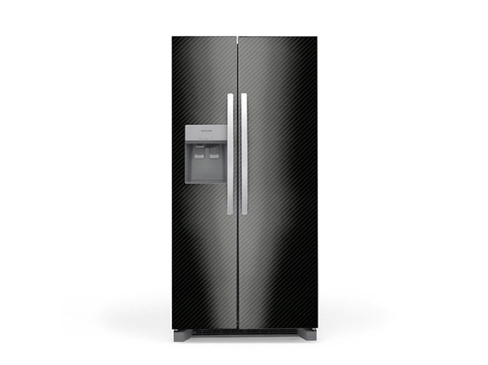 Avery Dennison SW900 Carbon Fiber Black Refrigerator Wraps