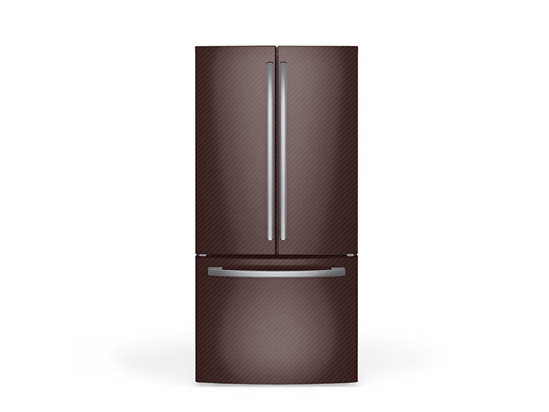 ORACAL 975 Carbon Fiber Brown DIY Built-In Refrigerator Wraps
