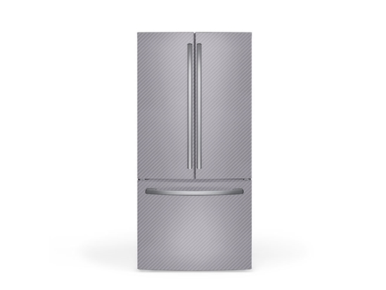 ORACAL 975 Carbon Fiber Silver Gray DIY Built-In Refrigerator Wraps