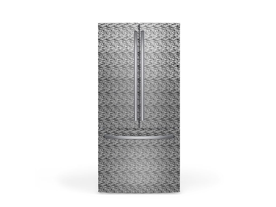 Rwraps 3D Carbon Fiber Silver (Digital) DIY Built-In Refrigerator Wraps
