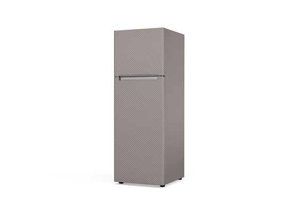 Rwraps 3D Carbon Fiber Silver Custom Refrigerators
