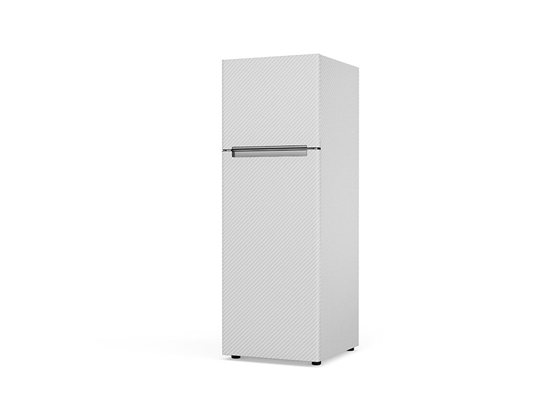 Rwraps 3D Carbon Fiber White Custom Refrigerators