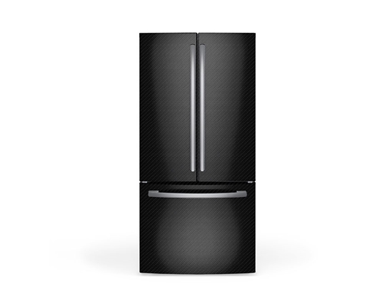 Rwraps 4D Carbon Fiber Black DIY Built-In Refrigerator Wraps