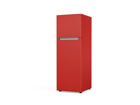 Rwraps 5D Carbon Fiber Epoxy Red Custom Refrigerators