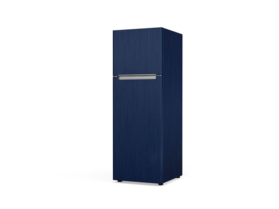 Rwraps Brushed Aluminum Blue Custom Refrigerators