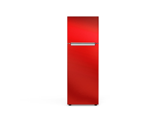 Rwraps Chrome Red DIY Refrigerator Wraps