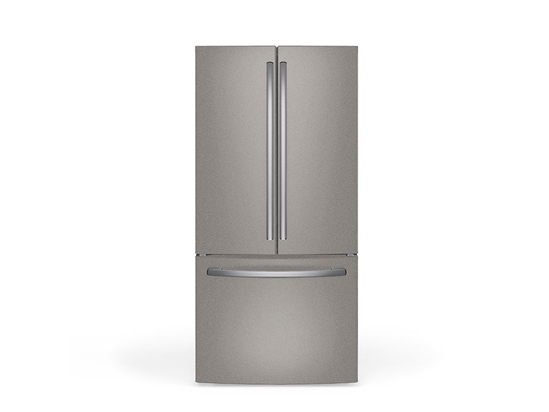 Rwraps Gloss Metallic Gray DIY Built-In Refrigerator Wraps