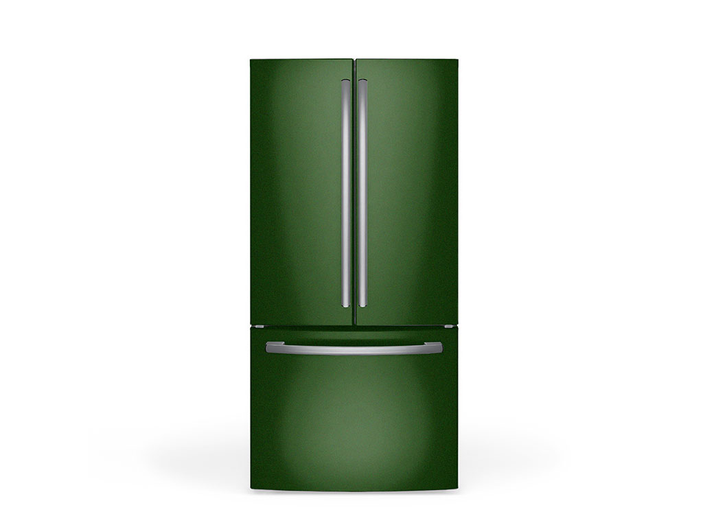 Rwraps Gloss Metallic Green Mamba DIY Built-In Refrigerator Wraps