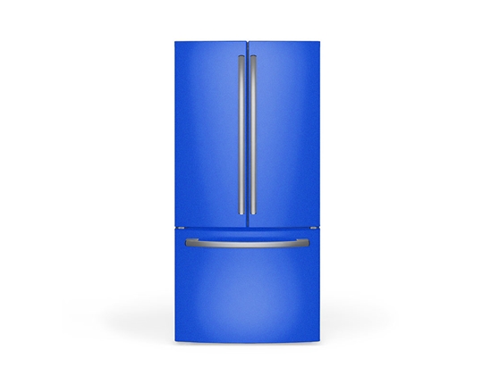 Rwraps Gloss Metallic Sapphire DIY Built-In Refrigerator Wraps