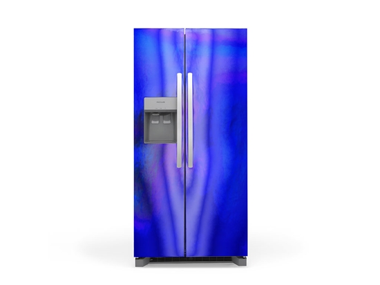 Rwraps Holographic Chrome Blue Neochrome Refrigerator Wraps