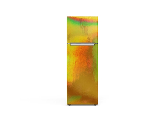 Rwraps Holographic Chrome Gold Neochrome DIY Refrigerator Wraps