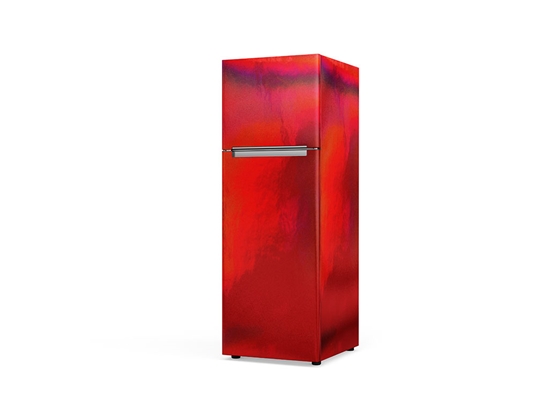 Rwraps Holographic Chrome Red Neochrome Custom Refrigerators