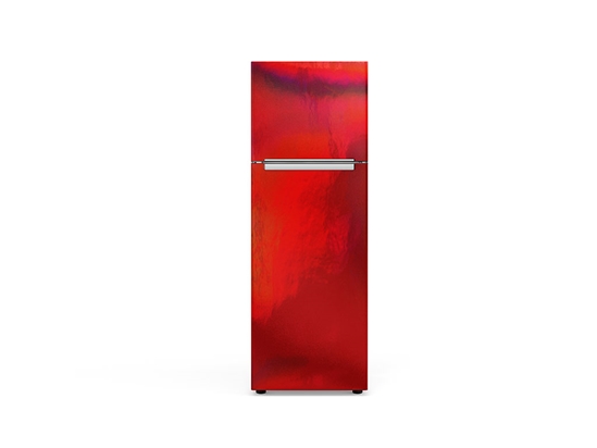 Rwraps Holographic Chrome Red Neochrome DIY Refrigerator Wraps