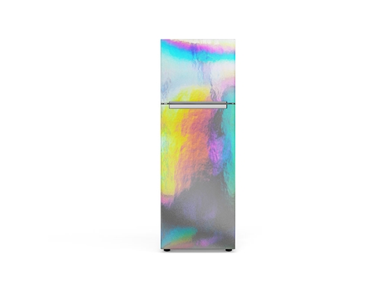 Rwraps Holographic Chrome Silver Neochrome DIY Refrigerator Wraps