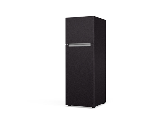 Rwraps Satin Metallic Black Custom Refrigerators