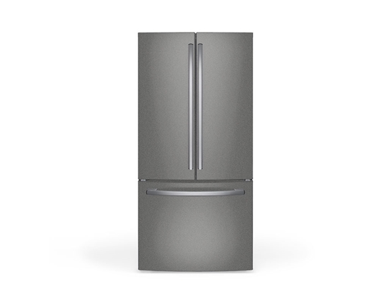 Rwraps Satin Metallic Gray DIY Built-In Refrigerator Wraps