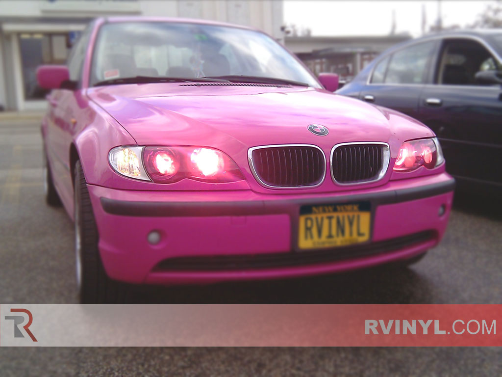 BMW 3-Series 1999-2001 Pink Headlight Covers