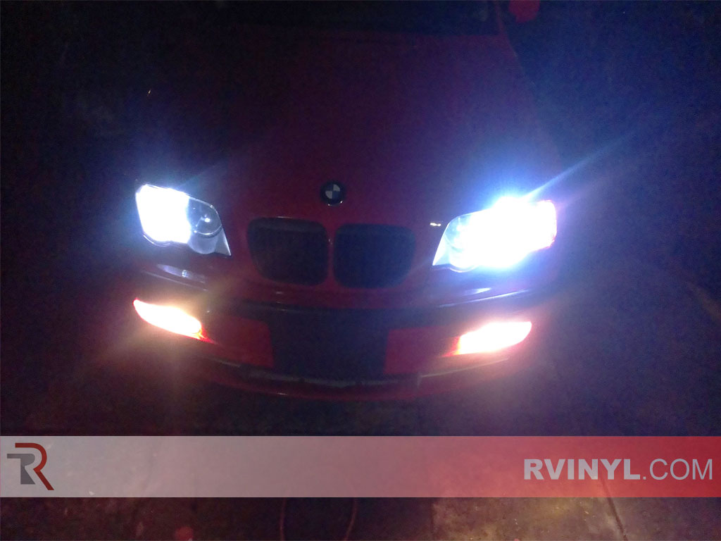 BMW 330i 2001 Headlight Tints Night Time Comparison