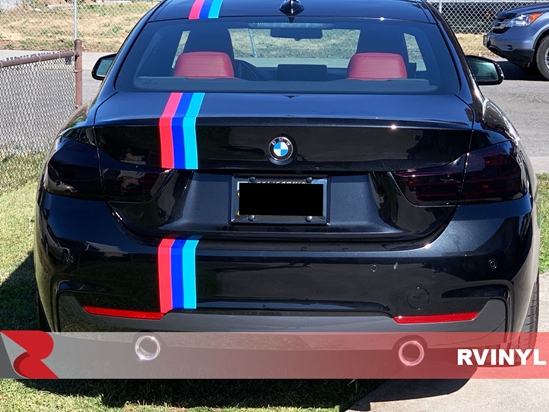 Rtint 2014 BMW 4-Series Blackout Smoke Precut Tail Light Tint