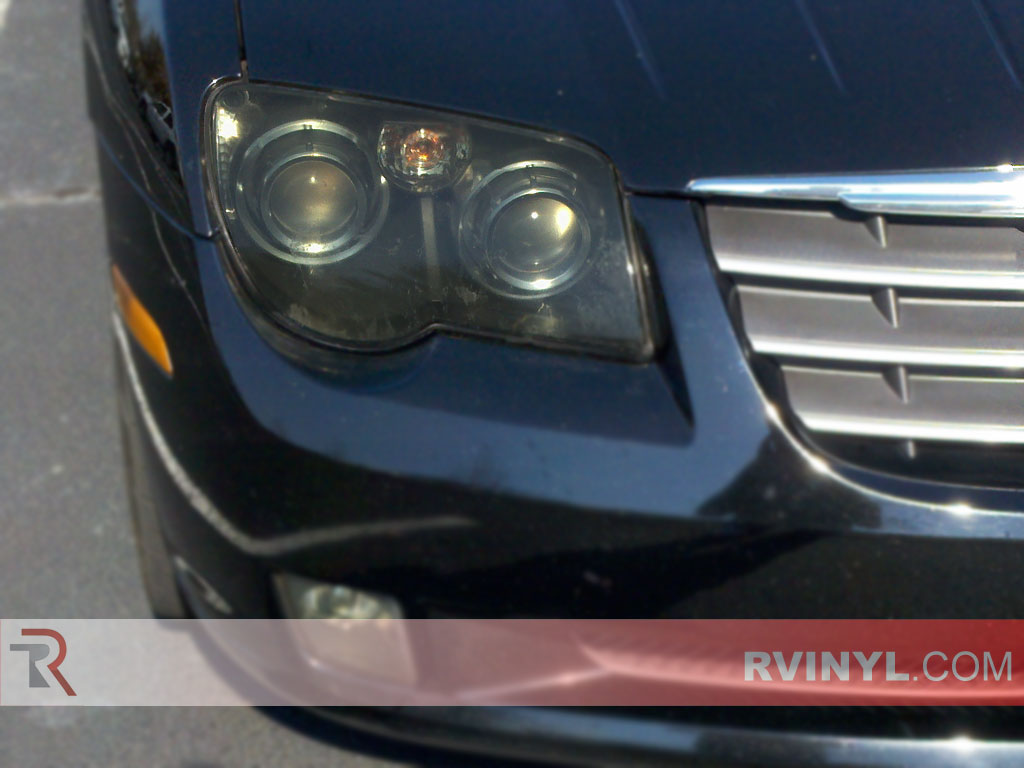 Application Kit Rvinyl Rtint Headlight Tint Covers for Chrysler Crossfire 2004-2008 