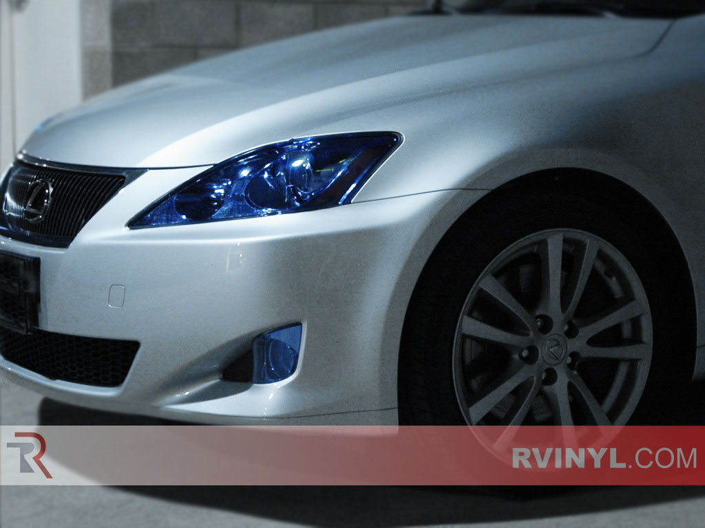 Rvinyl Rtint Headlight Tint Covers for Lexus is 2006-2010 Application Kit 