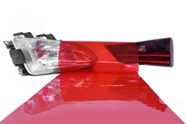 Red Smoke Tint Car Light Wraps