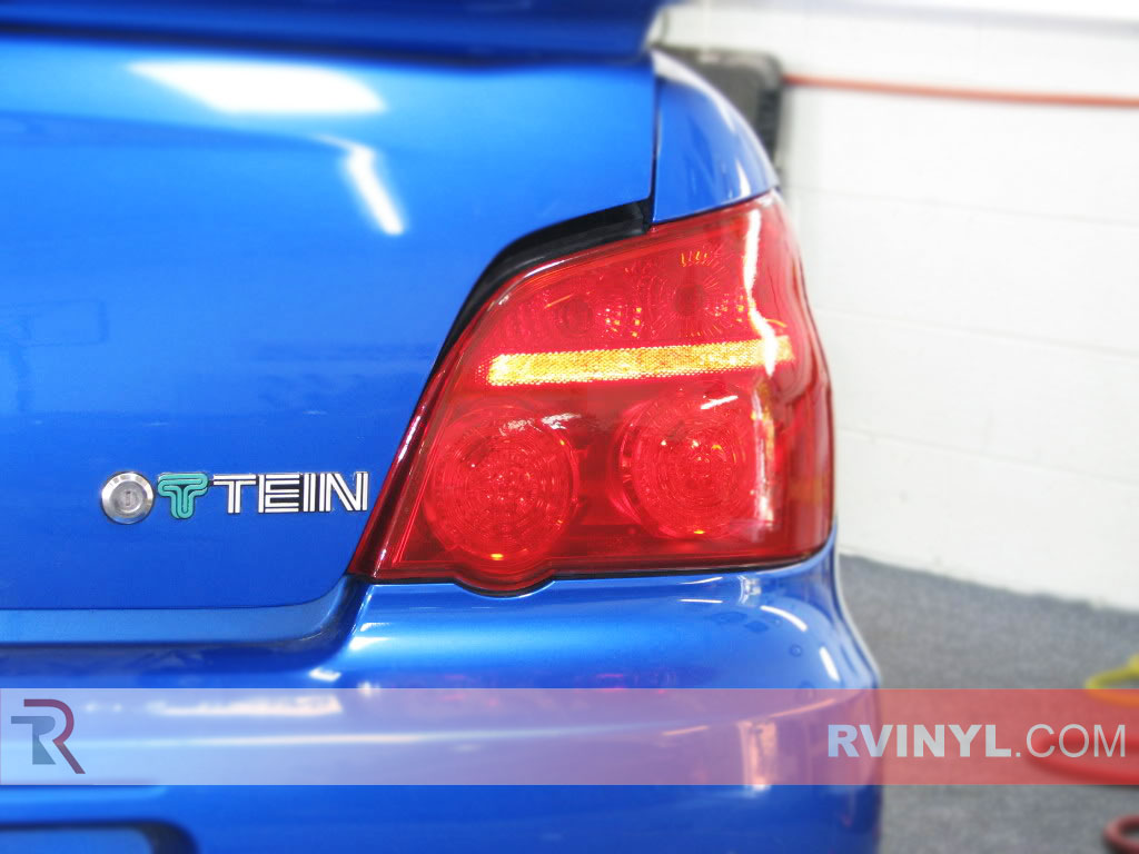Subaru Impreza Sedan 2006-2007 Tail Light Tints