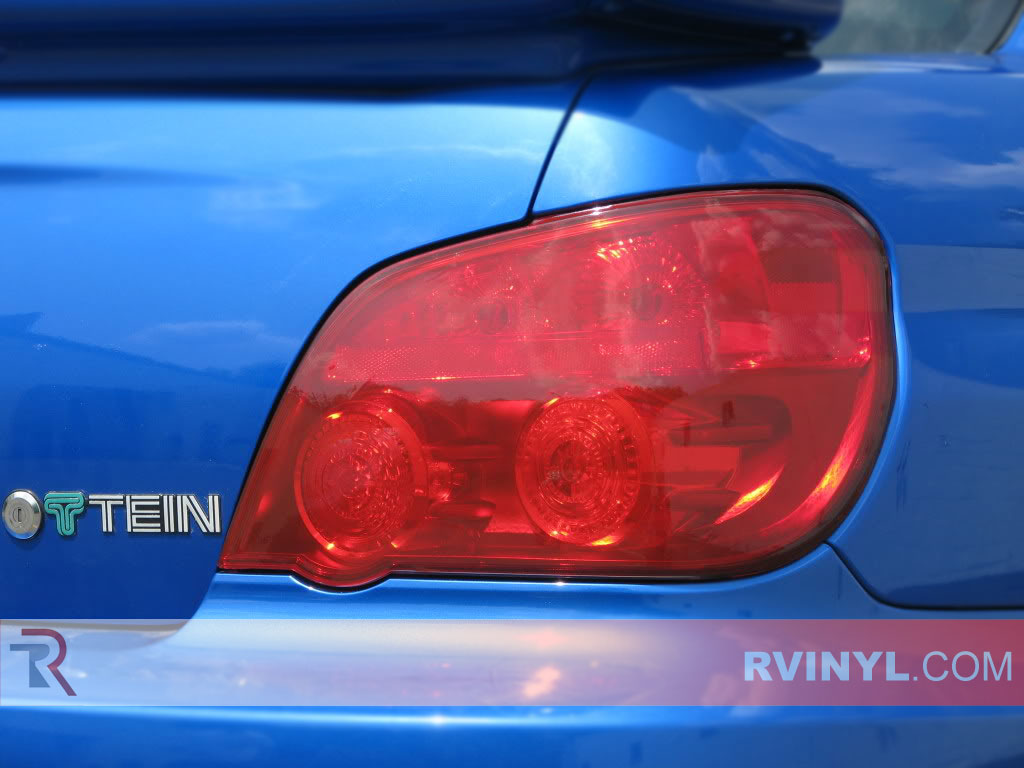 Subaru Impreza Sedan 2006-2007 Red Tail Lights