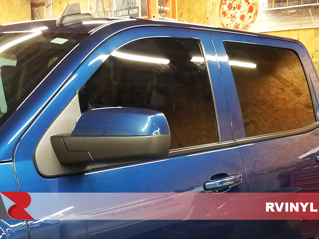 Rtint 2014 Chevy Silverado Front Window with 20 Percent Window Tint