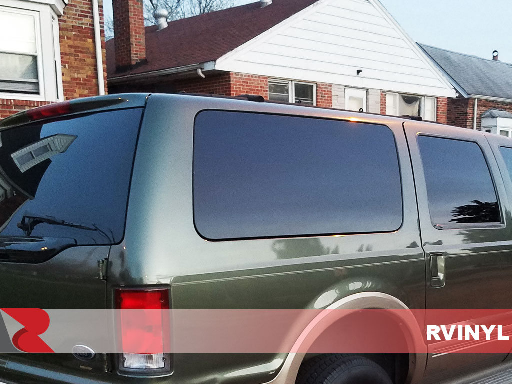 Rtint Ford Excursion 2000-2005 rear windows with 20% Window Tint tint