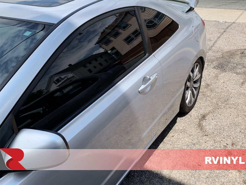 Rtint 2006 Honda Civic Coupe Front Driver Window Tint With 20 Percent VLT