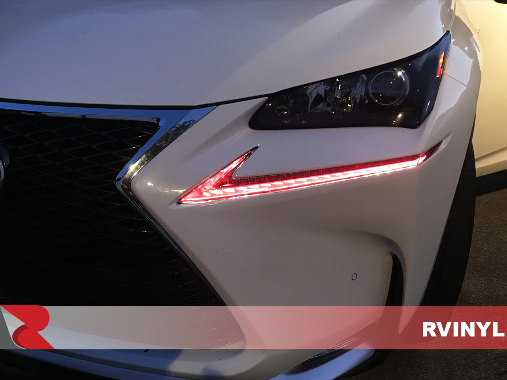 Rtint Lexus NX DIY Red Smoke Headlight Tint