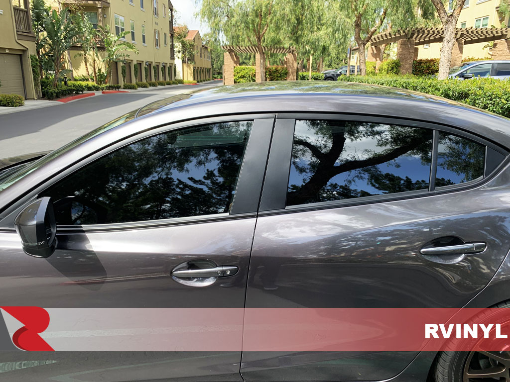 Rvinyl Rtint Headlight Tint Covers for Mazda Mazda3 2014-2018 Film Clear 