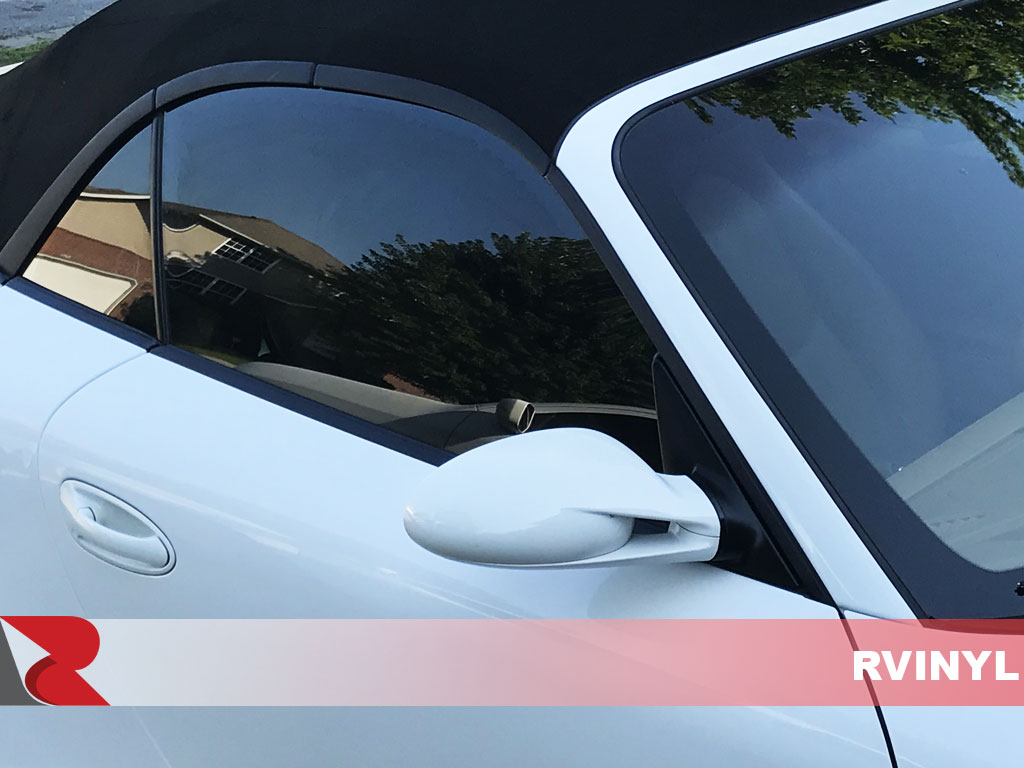 Rtint 2004 Porsche 911 Front Passenger DIY Window Tint With Thirty Five Percent VLT