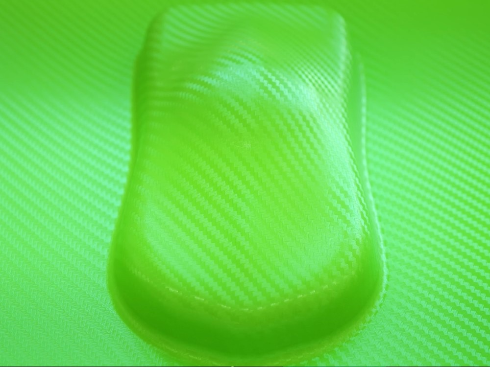 3D Green Carbon Fiber Speed Shape