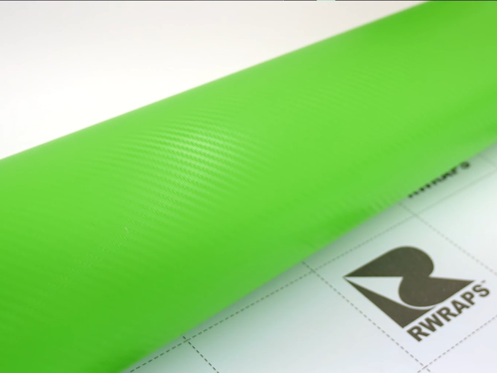 3D Green Carbon Fiber Vinyl